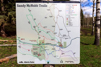 Nice shiney newish trail maps - ski trails in the winter