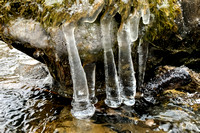 Creek ice thingies.