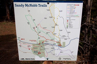 Shiny new sign - the old ones don't show all the trails