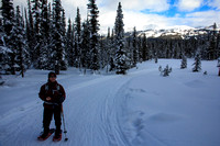 Some areas trackset for x-country skiing - good wide trails anyway, with few people on them.