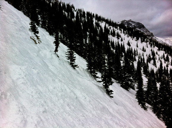 Chopped powder black diamonds, second only to the glades for best runs of the day.