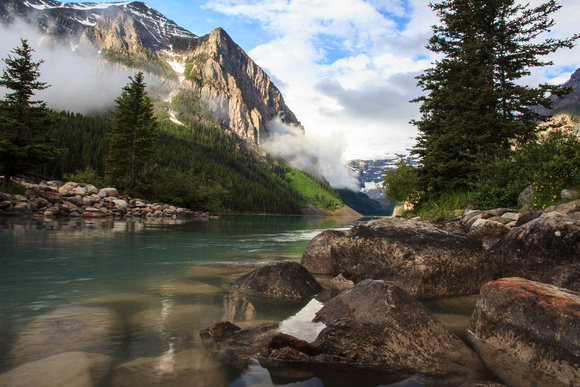 Outflow of Lake Louise