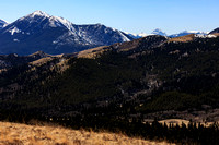 Thunder Mountain and Crowsnest Mountain in the distance