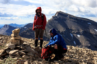 Pause at the windy north summit