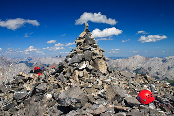 Our new cairn, no shortage of material!