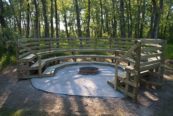 Firepit seating area