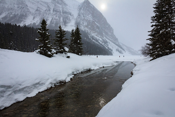 Outlet creek of Lake Louise