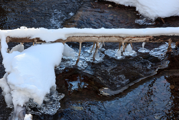 Ice freakyness on Akamina creek
