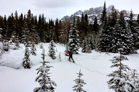 Peter with Castle Mountain behind